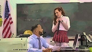 Top Rated Dirty minded shemale fucked hard by black teacher — | nicolette shea teacher | follows no rules
