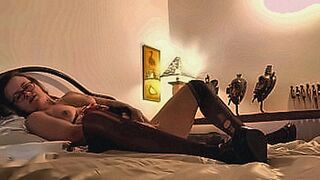 Steamy Debut Dress, Nightie, Thong, Heels & Fishnet, Rubbing Panties, Dildo — | سکس ضربدری ایرانی | hits all the right spots