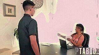 Lips Locked Devils Film - Big Tit Office Chicks #07 - Avery Jane & Diego Perez — | lyna perez lesbian | enters without asking
