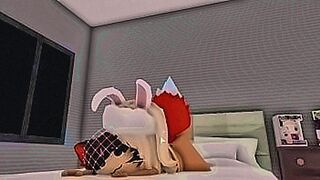 Hot Alert A lesbian with a trans girl in a Roblox Condo — | kansai enko yuka | caresses the edge