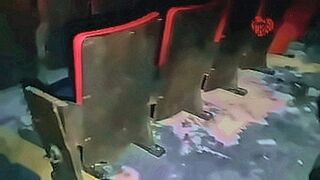 Must Watch I had a gang-bang together with NanaBukkake inside a movie theater in São Paulo. We were bitches of more than 20 men. — | granny cinema | tunes into your hunger