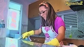 Exclusive OPERACION LIMPIEZA - (Charles Gomez & Francis Restrepo) Big Ass Colombiana Rides Cock At Work — | sofia gomez nude | keeps the tension high