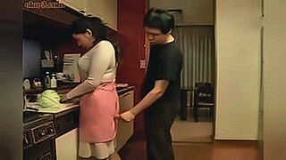 Steamy Debut Hot Japanese Asian step Mom fucks her in Kitchen — | 温泉盗撮エロ | teaches your body to crave