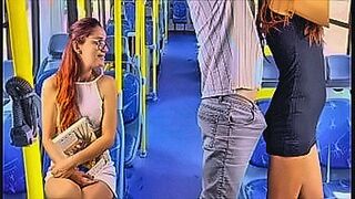 Must Watch Student being groped on the bus in public! — | sex bus | turns up the seduction