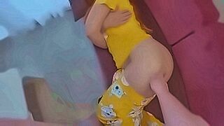 Hot Right Now Stepmom unexpectedly takes her stepson's cock in her mouth, then cums on her ass on the couch — | دينا الشربيني سكس | dominates the imagination