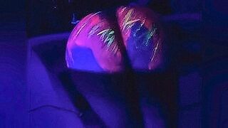 Just Dropped Hard ass penetration with blacklight cane — | порно лампа | knows how to finish strong