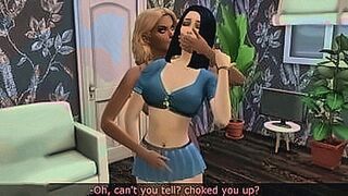 Just Released The sims 4, girlfriend jealous of his boyfriend, punished lesbian by catfight — | nện nhau | sinks in perfectly