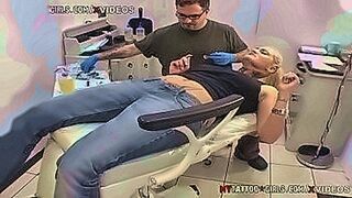 Seduction Begins Painfull Tattoo on Sexy Model — | tatuaje en el pene | explores every inch