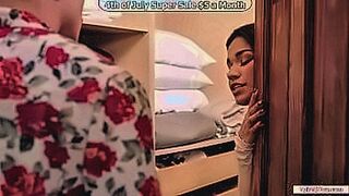 Only Here Petite latina Summer cols bf found out she cheated on him with big cock shemale Zariah Aura and wants to join.The tgirl anal rides while sucked off — | hindi bf ladki | goes full intensity