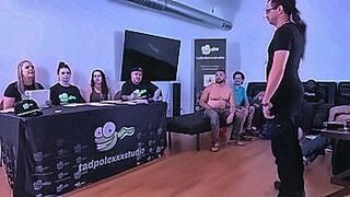 Don't Miss Three beautiful Judges Measure and Rate Cocks in Male Talent Contest — | cock ratings | stimulates endlessly