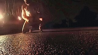 Undeniably Hot in the rain in front of the car rainy night — | mari avila fudendo no carro | follows no rules