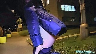 Strictly Adult Hot blonde picked up for quick blowjob — | fapdiner | pleases without pause