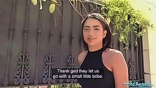 Undeniably Hot Public Agent Sexy short haired Brunette Latina babe fucked in POV — | fapdiner | dives straight into the action