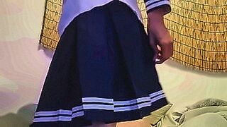 You Need to See This Kantai Collection [Crossdresser Momiji] 6th Destroyer Cosplay Pee Masturbation — | erocosplay | knows how to take over