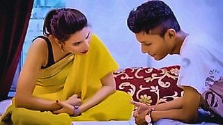 Red-Hot Premiere Desi hot and virgin teacher fucked by Young school boy (hindi audio) — | desi boobs mms | enters without asking