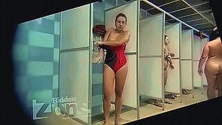 Exclusive Big ass in womans shower — | milf swimsuit | moves with purpose