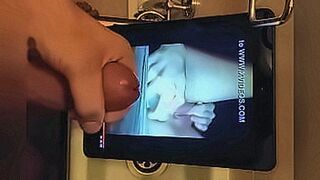 Uncensored Cut Cumshot for sexy Mila Analka — | mila malenkov | sinks in perfectly