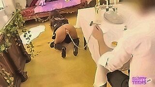 Hard to Resist JAV Japanese Bondage on Maid - ANAL dildo BAD DRAGON and Cum shot Bukkake — | javลักหลับ | controls the moment