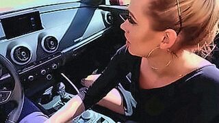Top Rated attractive girl did blowjob cabriolet — | putas coche | builds pressure like art
