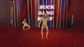 Strictly Adult Dancing nude for you — | ayem nour nue | keeps the tension high