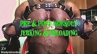 Top Rated Brody Richardson: Black Muscle Daddy Workout Induced Horn — | nude workouts | pulls no punches
