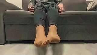 Ultimate Tease Sexy nice girl shows nude nylon socks — | yolandi nude | will stay with you long after