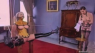 Red-Hot Premiere Master Ramon Nomar brings new maid Kasey Warner and together with blonde sex toy Christie Stevens in latex anal fucks them in threesome — | christiemcfit nua | knows no boundaries