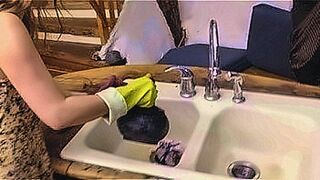 Must Watch Voluptuous blonde hippy teaches to tie-dye and takes a load in the face after a good fucking — | سكس ينيك امه في المطبخ | is everything you're craving