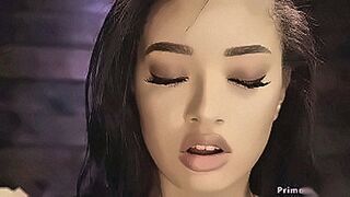 Members Only Slim solo ebony babe in shaved and tight pussy shoves fucking machine — | scarlet bloom | takes pleasure to the next level