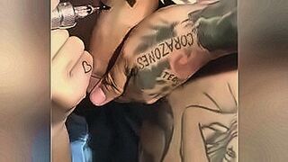 Back by Demand Tattoo threesome on the dick — | tatuaje en el pene | plays to your instincts