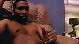 Craving Unleashed Amateur ebony stud tugging on his rock hard cock — | rochaleona nude | sends waves through you