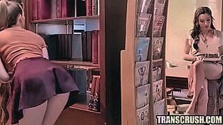 Only Here Book lover tranny fucks newly met girl - Erin Everheart & Ariel Demure — | erin james nude | moves with purpose