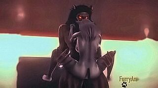 Hot Right Now Furry Hentai - Beast and Black Cat hard sex — | man bete ki sexy film | goes for the finish