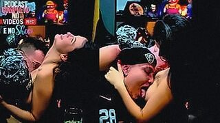 Hard to Resist Ruan and Everton Olivrs Suck Natasha Steffens' breasts really well, she moaned with lust! - Podcast Pápum no Barraco! COMPLETE ON SHEER/RED — | natasha steffens gangbang | ignites the screen