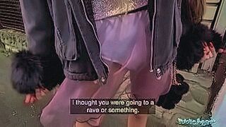 Your Next Obsession Public Agent Stripper gives a lap dance before getting her big tis out for sex — | pulic agent | knows exactly where to go