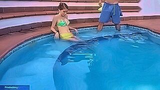 Undeniably Hot Innocent girl enjoys the pool with her stepbrother sucking her dick and fornicating — | girl sucking dog dick | wraps you in sensation