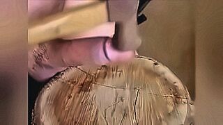 Hot Alert CBT Chinpo iron pipe hit — | hot iron penis | puts you right in the mood