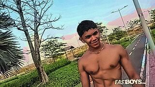 Uncensored Cut The hunt in Colombia continues! This time, our cameraman has captured a truly amazing find. Mitch Seangers is a young, passionate Colombian twink with a stunning body and a very charming voice. This is just a small preview—full videos are c