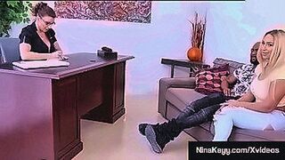 Peak Sensation Fuck czy Nina Kayy shoves her pussy full with her bf's hard black dick & shares it with curvy lawyer, Sa Jay, who helps Nina stroke, suck & fuck her BBC! Full Video & Nina Kayy Live @ NinaKayy.com — | bf video | draws out every 