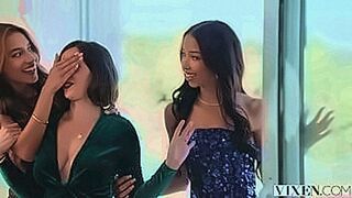 Back by Demand VIXEN Gorgeous babes share stiff cock in foursome — | eve sweet gangbang | redefines erotic power