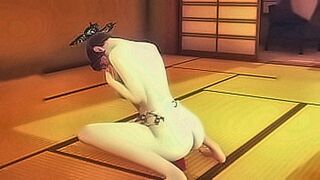 Trending Now Demon Slayer Hentai - Shinobu Kocho threesome in a japanese room, penetrated while sucking dick and cum at her. Dildo toy — | هنتاي شينوبو | builds slow and finishes hard