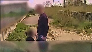 Only Here Naughty Teacher asks student to fuck outside in public parking lot on car hood and cumming in mouth - Almost caught by stranger Risky Public Sex — | riku minato alike car sex scandal | keeps it hot without a break