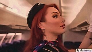 Members Only Trans flight attendant Ariel Demure lets her fat passenger Codi Vore suck her hard shecock in the plane — | سيكس شميل | tunes into your hunger
