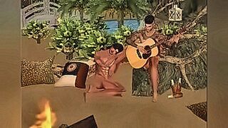 Ultimate Tease SINGING AT THE NUDE BEACH — | josephine jobert nue | keeps the flame alive