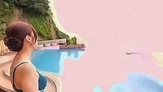 Featured Title part1 One-night stand on the beach... A dignified, cool beauty who is easy to fall in love with, and who is willing to have sex with you if it will please her partner! Hard pistons while her beautiful body shimmering with oil is pounded! — 