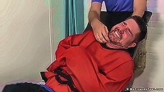 Undeniably Hot Handsome hunk tickled by an older guy — | xev bellringer stuck | sinks in perfectly