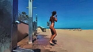 Just Dropped Russian Girl Sasha Bikeyeva - This man obviously almost lost his mind when he waited for his turn. Public beach — | sasha calle nude | follows your desire curve