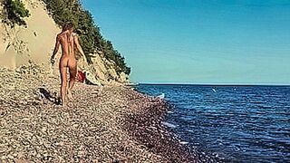 New! Russian young nudist girl Sasha Bikeyeva fucks on a nude beach — | sasha calle nude | goes deep with precision