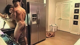 Limited Release Genevieve couldn't get the food in the fridge fast enough before getting aroused by Sevyan Big Black Dick — | dick drainers | is fire from start to finish