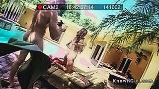 Can't Be Missed Beautiful girlfriend fucking bf at outdoor pool pov — | ashley broad nude | awakens something primal